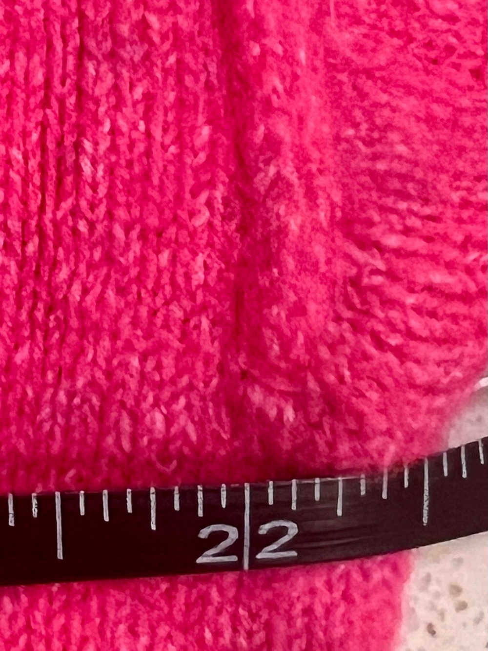 Vince Camuto Vibrant Hot Pink Sweater Exposed Seam Crewneck S NWT - Picture 10 of 11